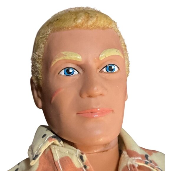 1992 G.I. Joe U.S. Army Desert Storm Action Figure By Hasbro Flocked Hair 11.5" - Picture 2 of 4